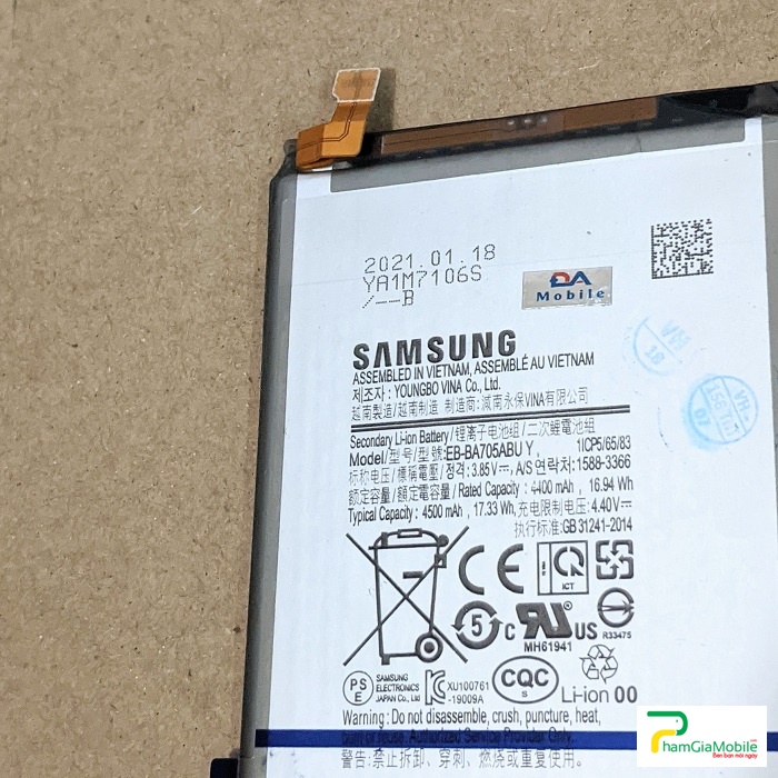 Pin Samsung Galaxy A70 Chính Hãng Lấy Liền Tại HCM